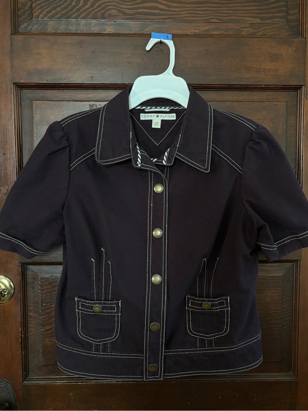 Tommy Hilfiger Snap Blouse